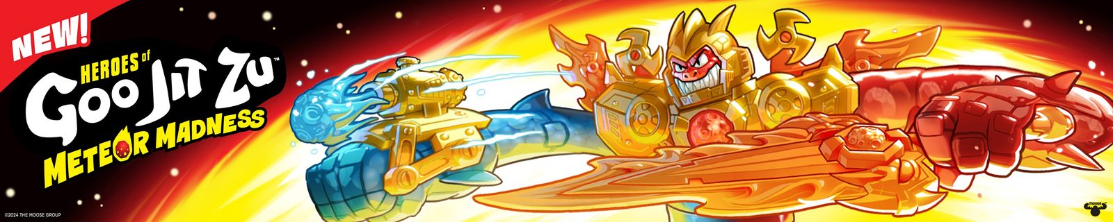 Goo Jitzu Meteor Madness heroes banner